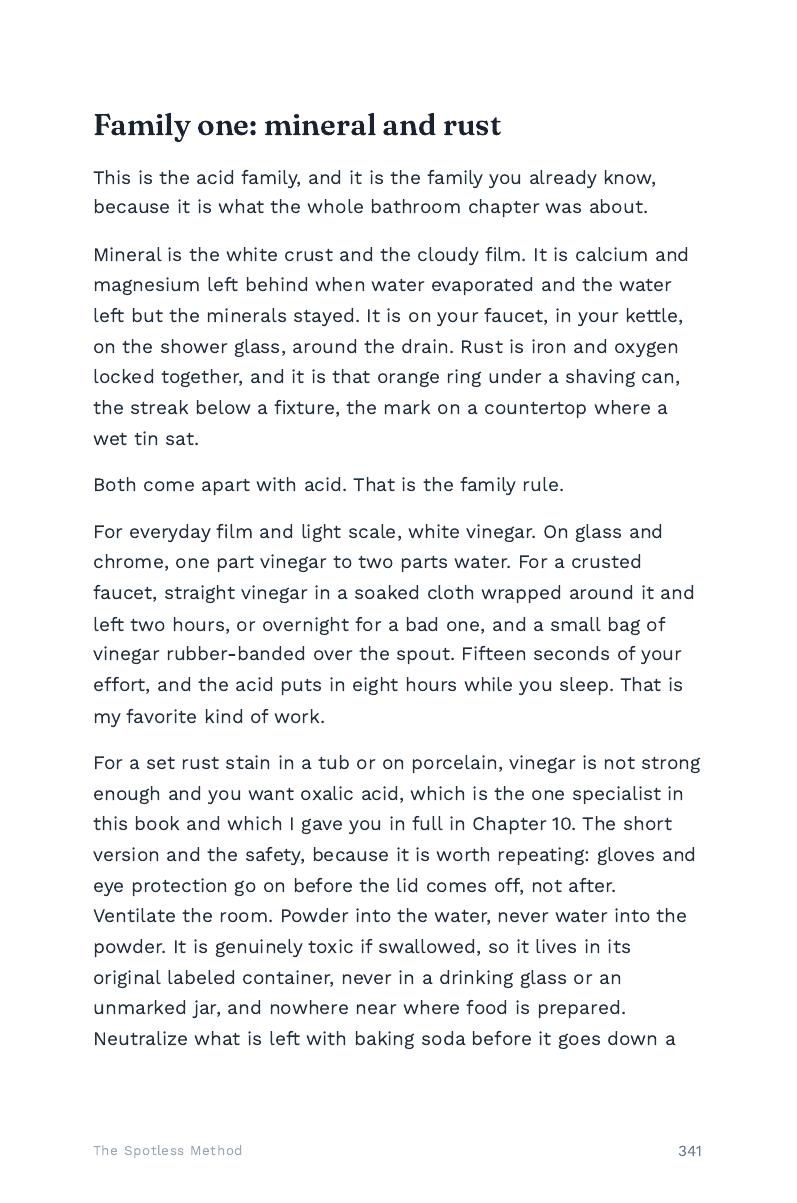 A page from the stain field guide